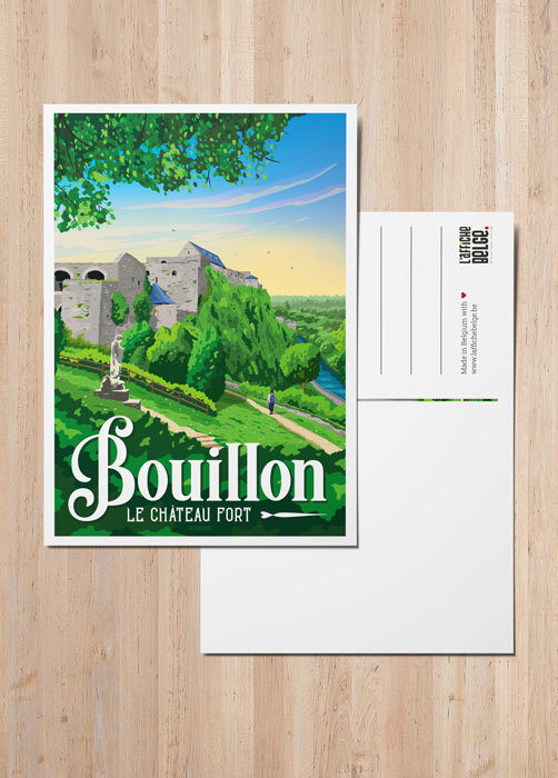Carte postale Le Château Fort de Bouillon
