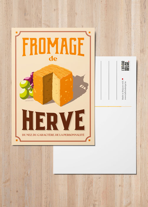 Carte Postale “Fromage de Herve”