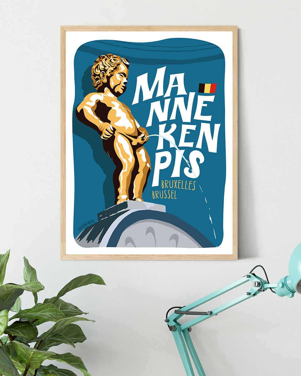 Affiche Manneken-Pis