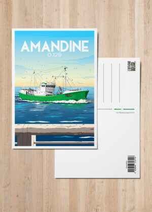Postcard Amandine Oostende