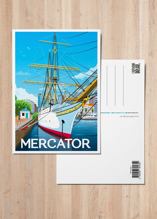 Carte Postale Mercator Postcard Mercator Oostende