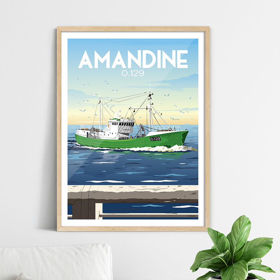 Affiche « Amandine » Poster Amandine Oostende