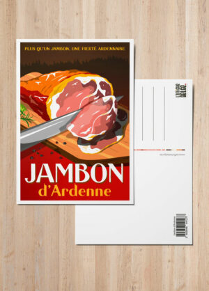 Carte postale Jambon d'Ardenne