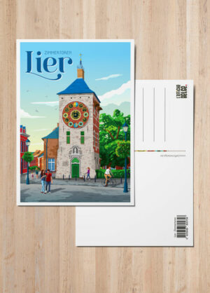 Postcard Lier - Zimmertoren
