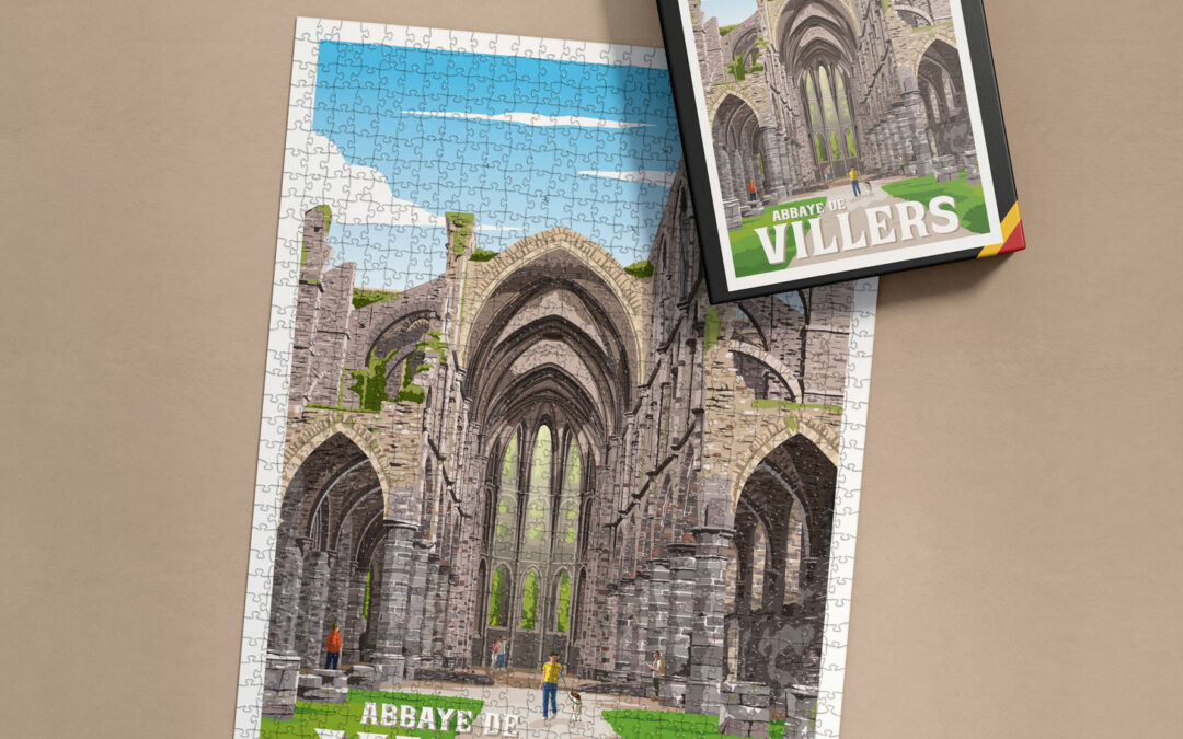 🧩 Nouveau puzzle en exclusivité à l’Abbaye de Villers ! 🏛️