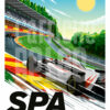 Affiche "Spa Francorchamps"
