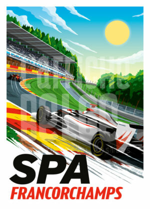 Poster Spa Francorchamps