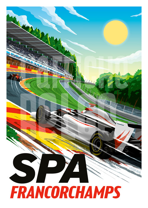Poster Spa Francorchamps