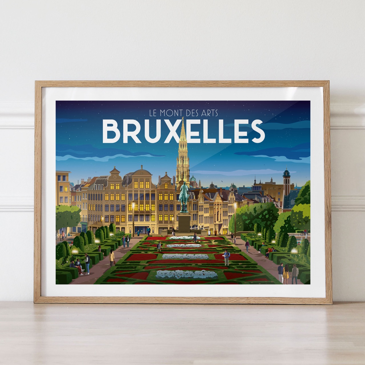 Affiche Mont des Arts 30x40cm