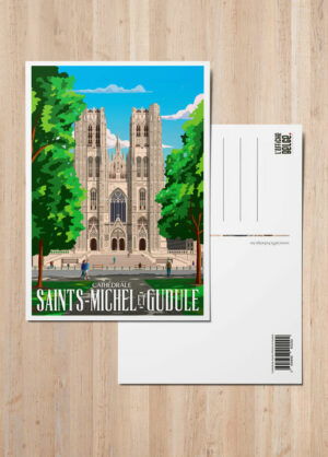 Carte postale Cathédrale Saints-Michel-et-Gudule