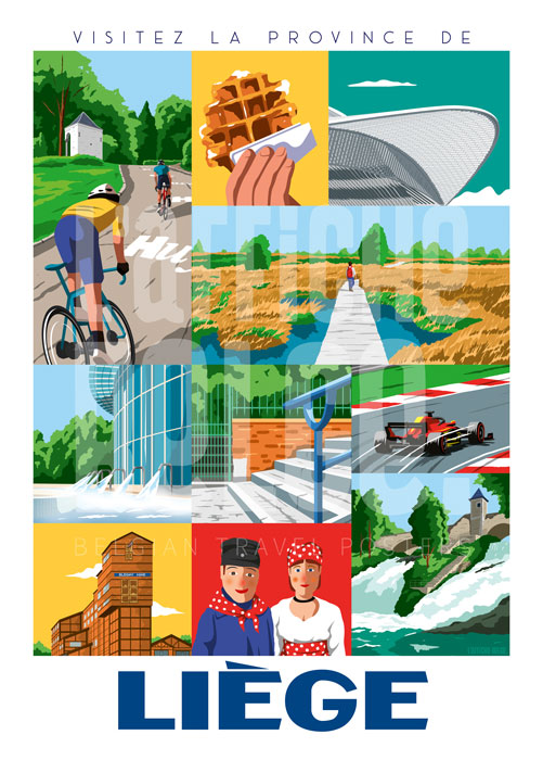 Affiche Province de Liège