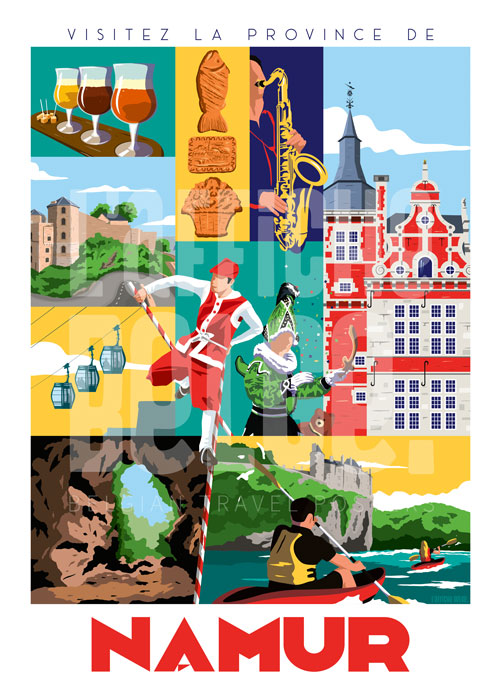 Affiche Province de Namur